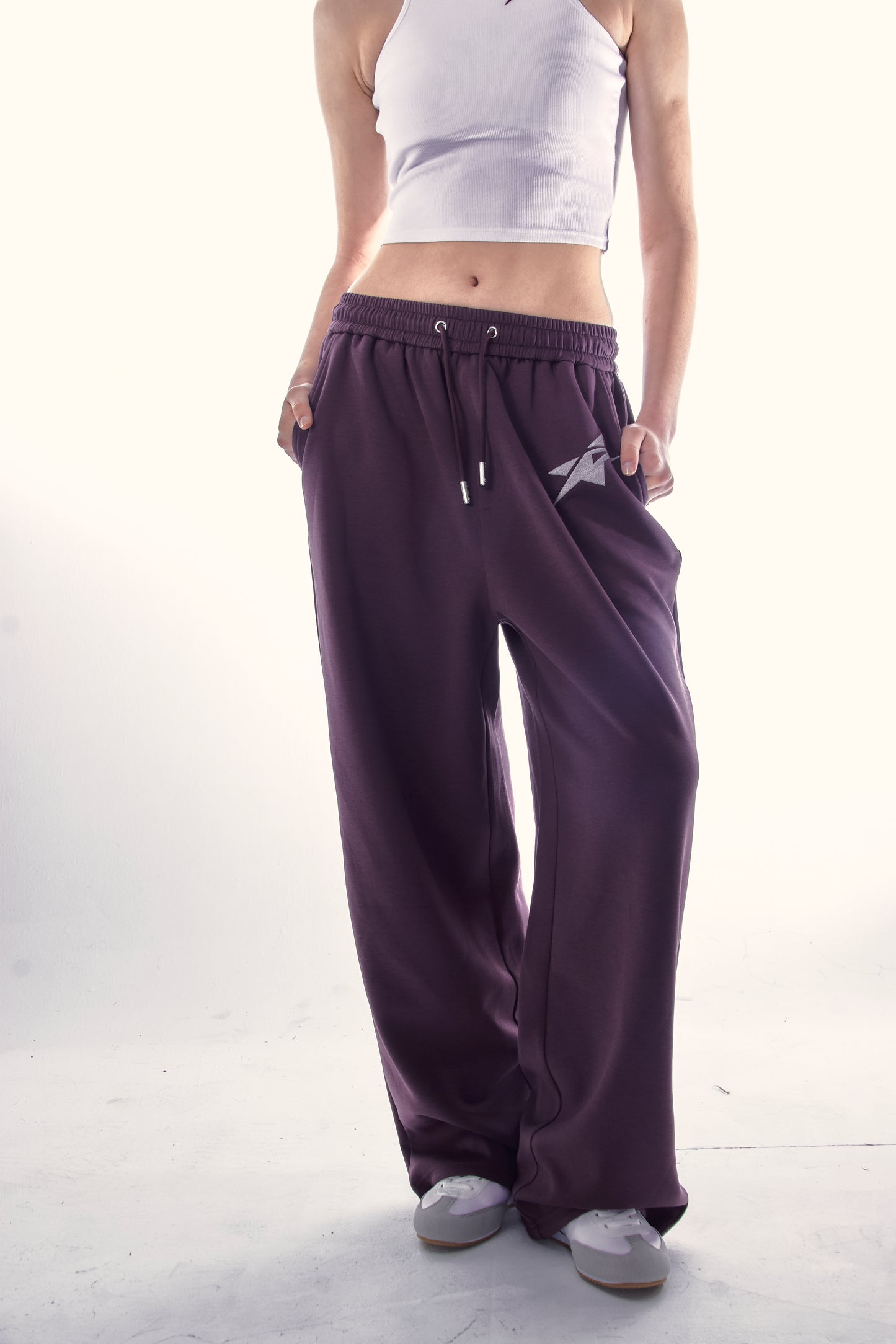 Studio Star Sport Pants - Dark lavender