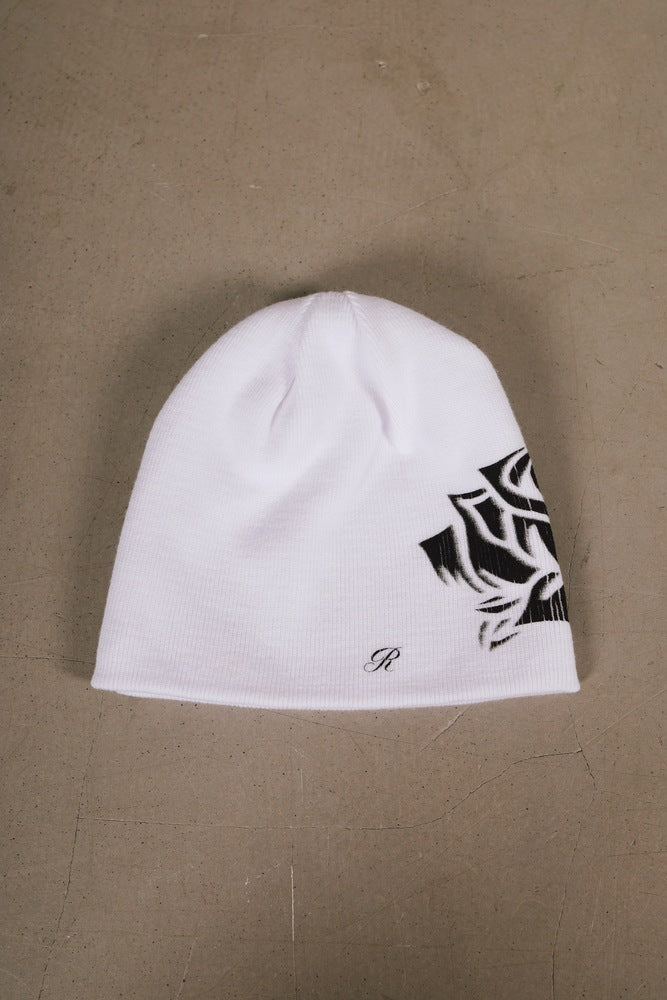 Double Sided Beanie - White