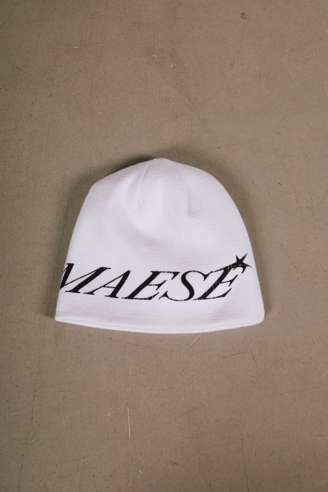 Double Sided Beanie - White