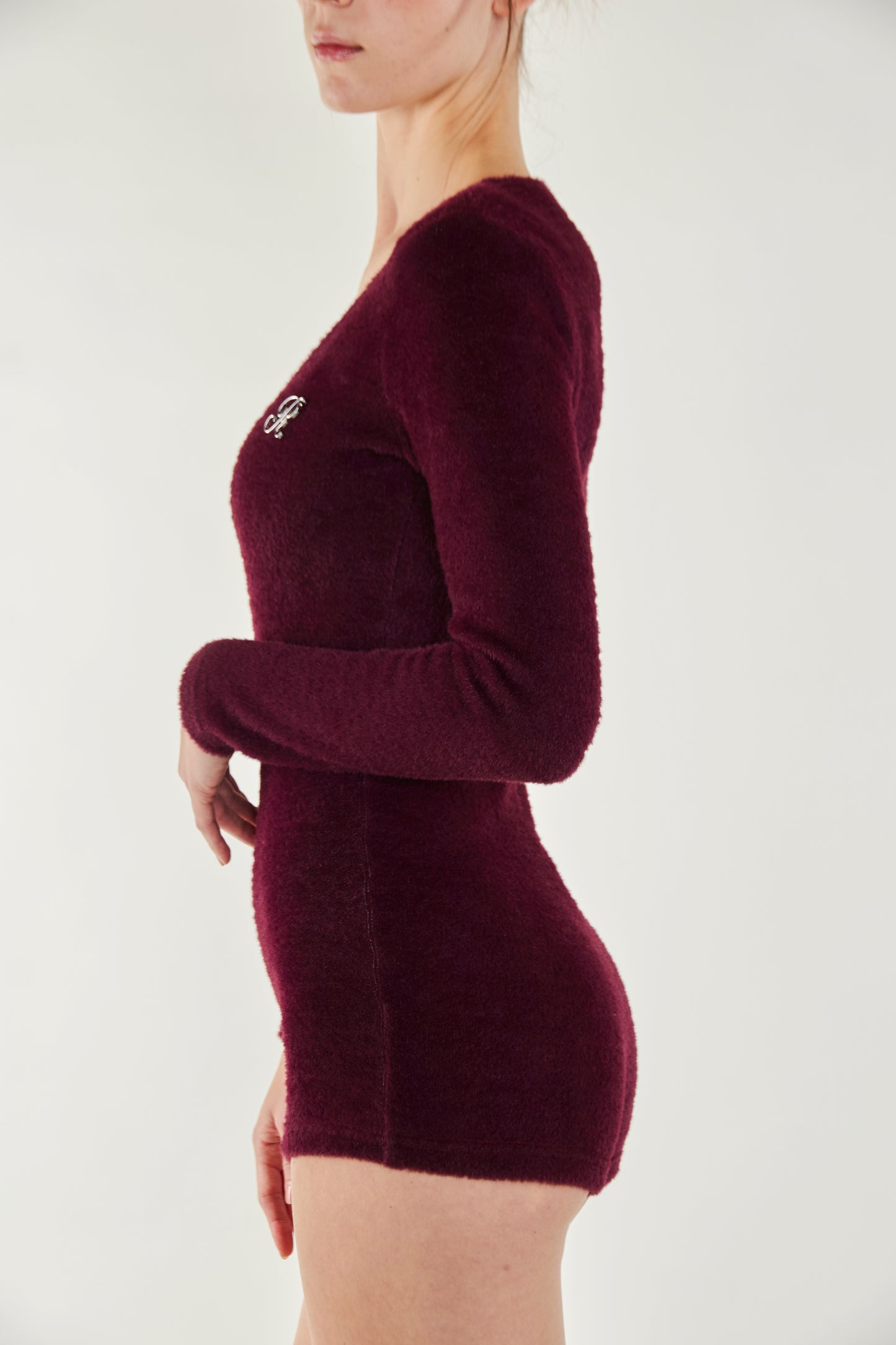 Cozy Darling Bodysuit - Wine Red