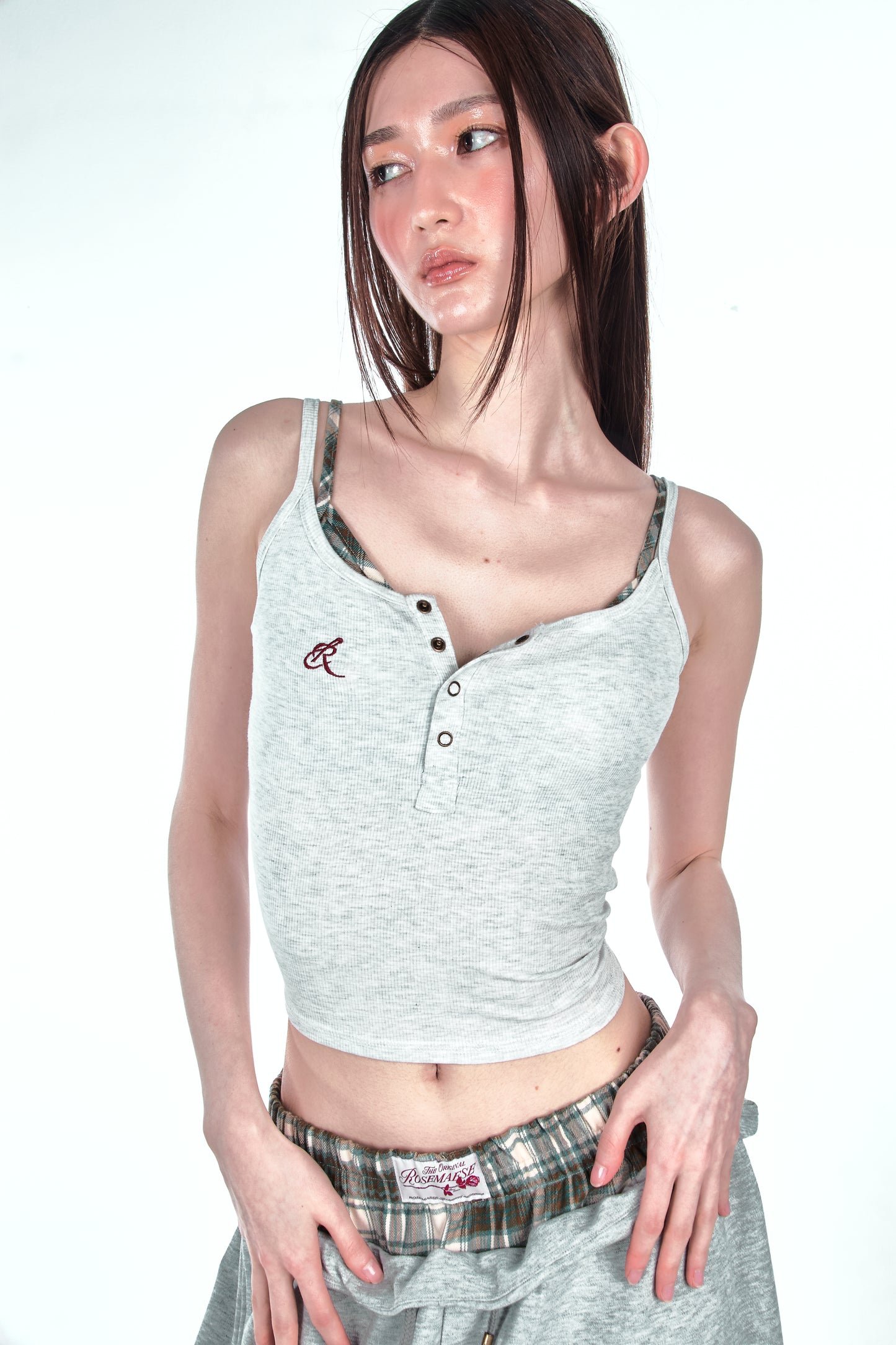 Skip Class Everyday Tank - Light grey