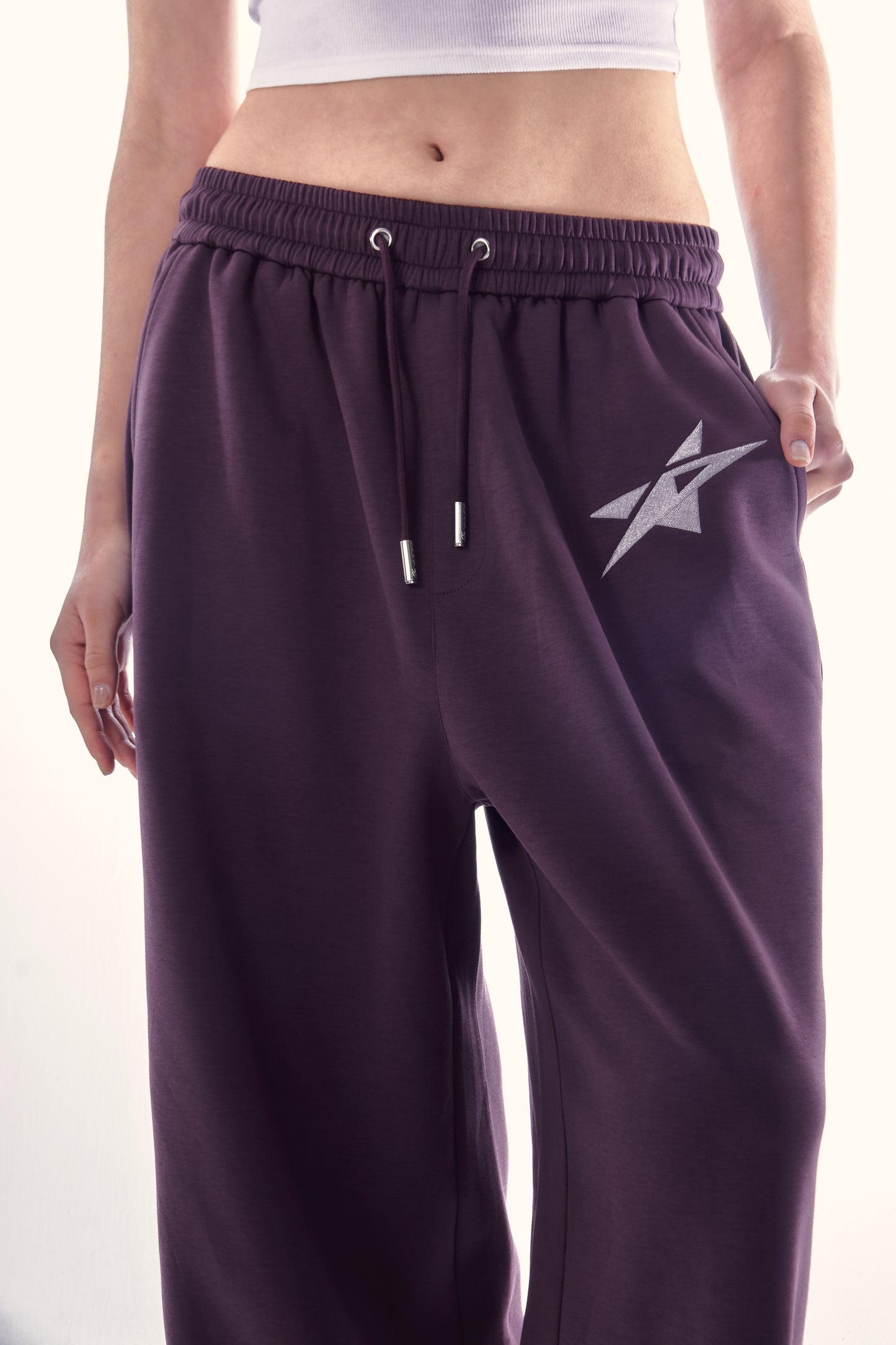 Studio Star Sport Pants - Dark lavender