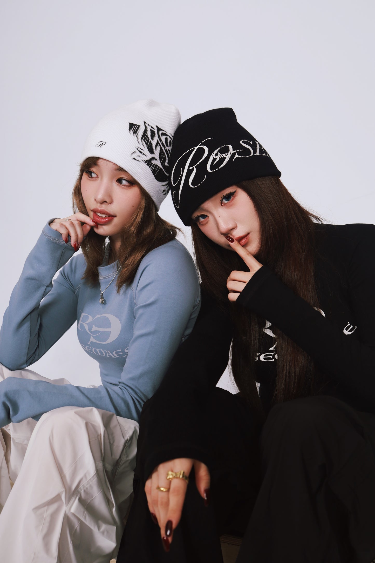 Double Sided Beanie - White