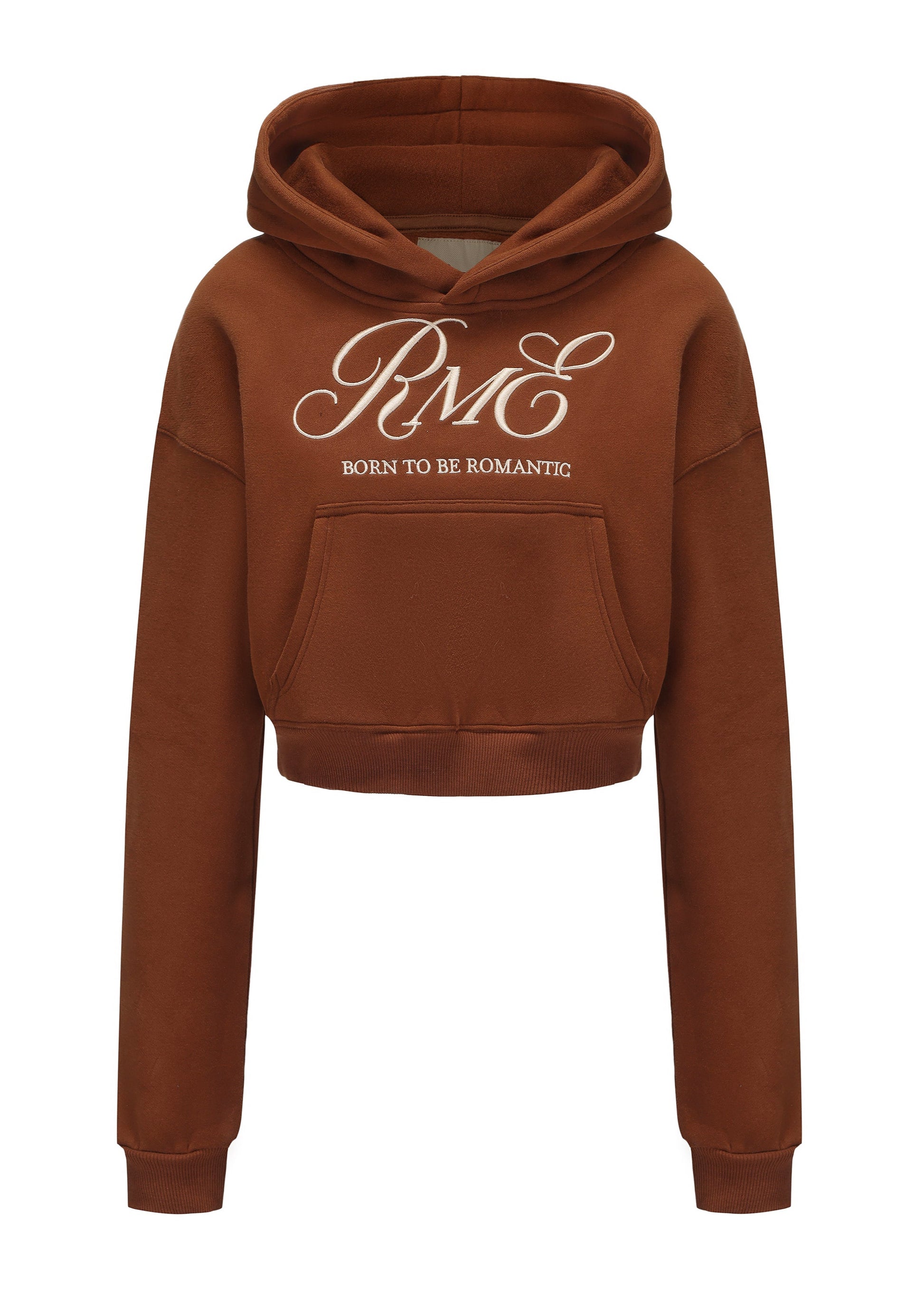 Street Mode Short Hoodie - Brown