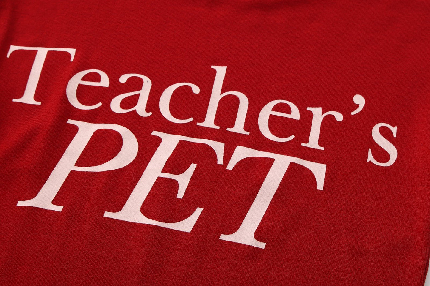 Teacher's Pet BabyTee - Red