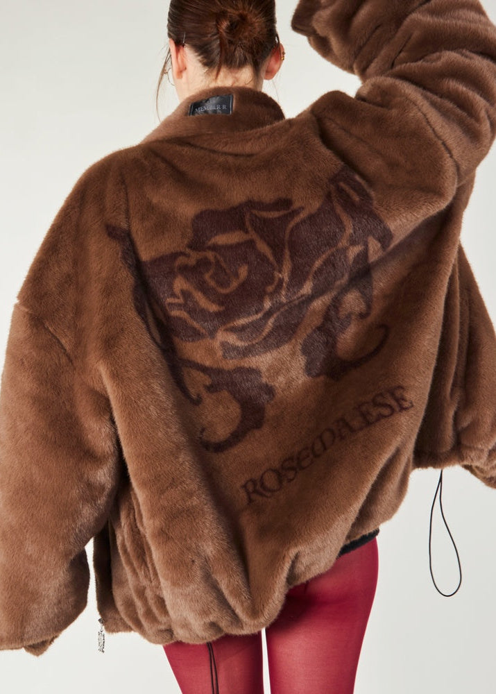 Cozy Darling Fur Coat - Brown