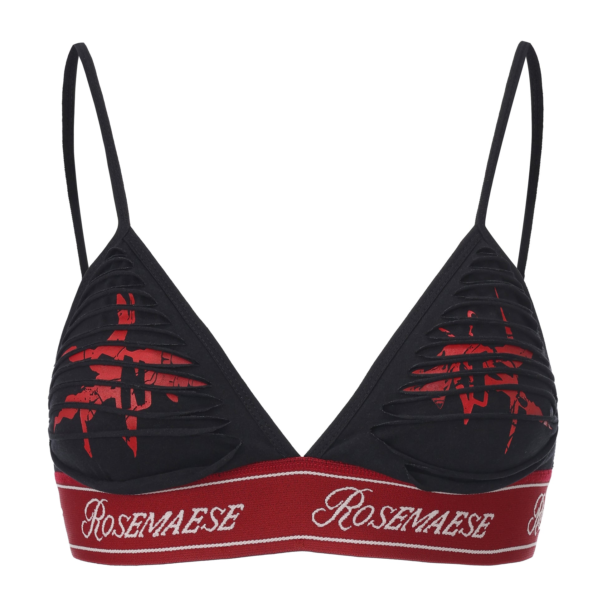 Night Rose - Bra Set - Black