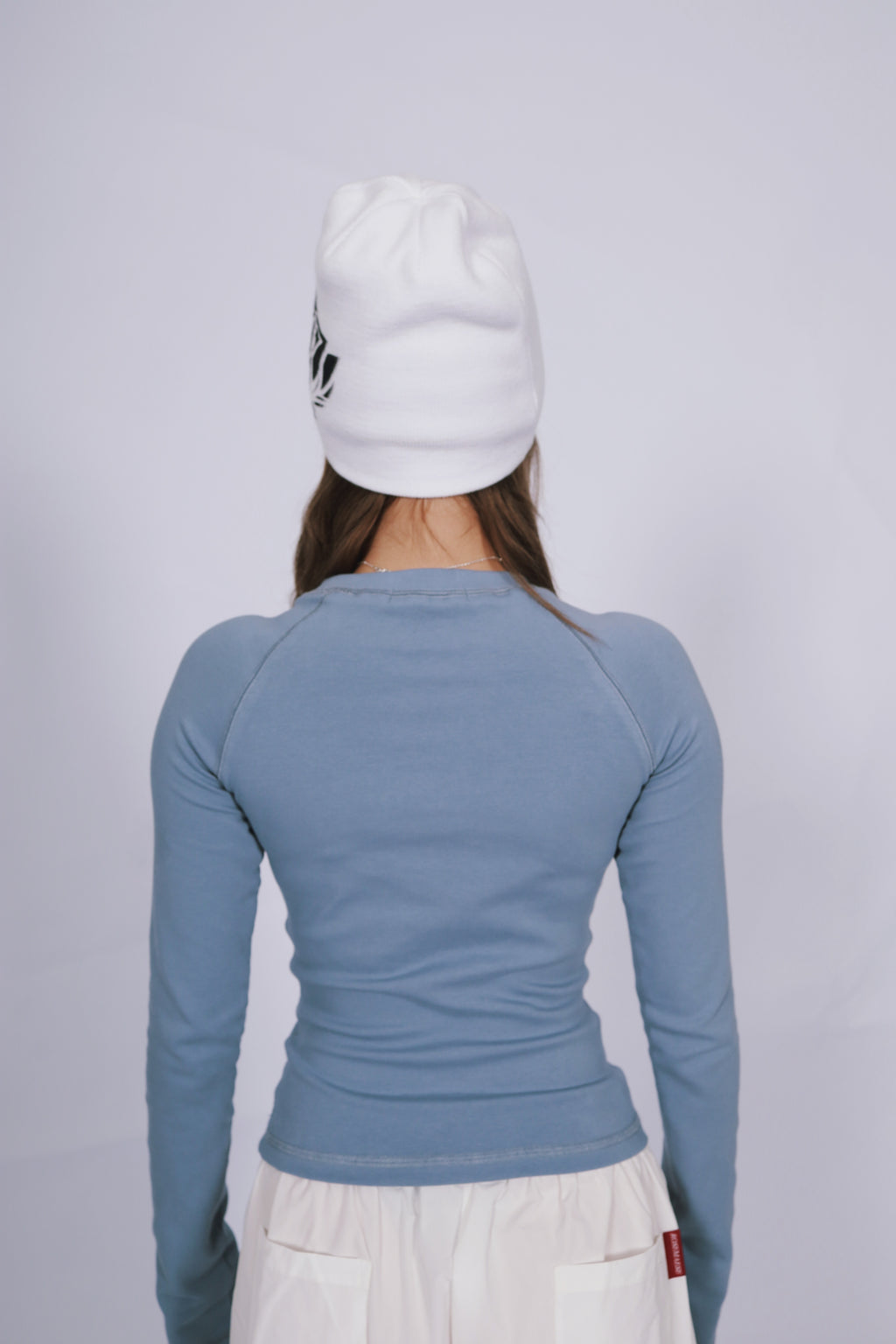 Logo Long-Sleeve Shirt - Baby Blue