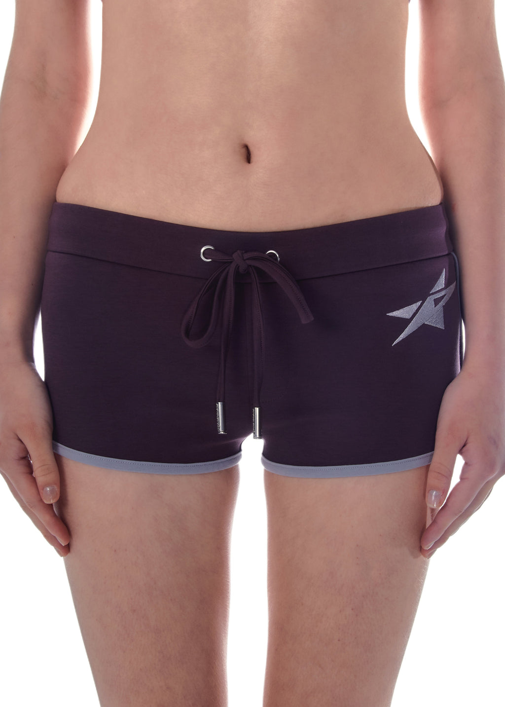 Studio Star Mini Shorts - Dark lavender
