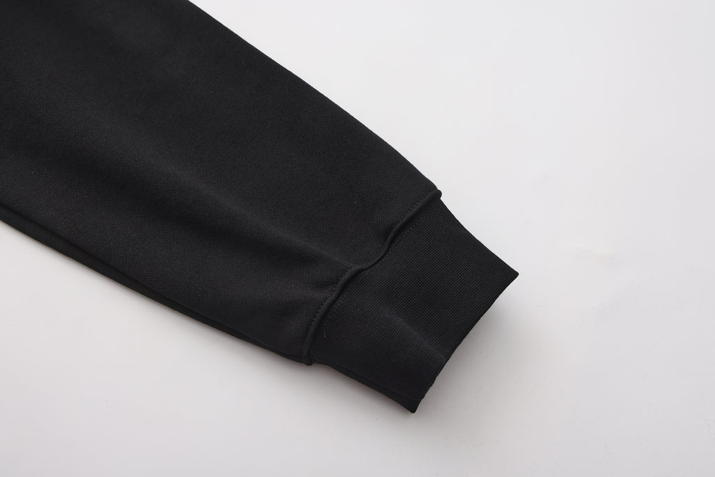 Chain Printing Hoodie - Black