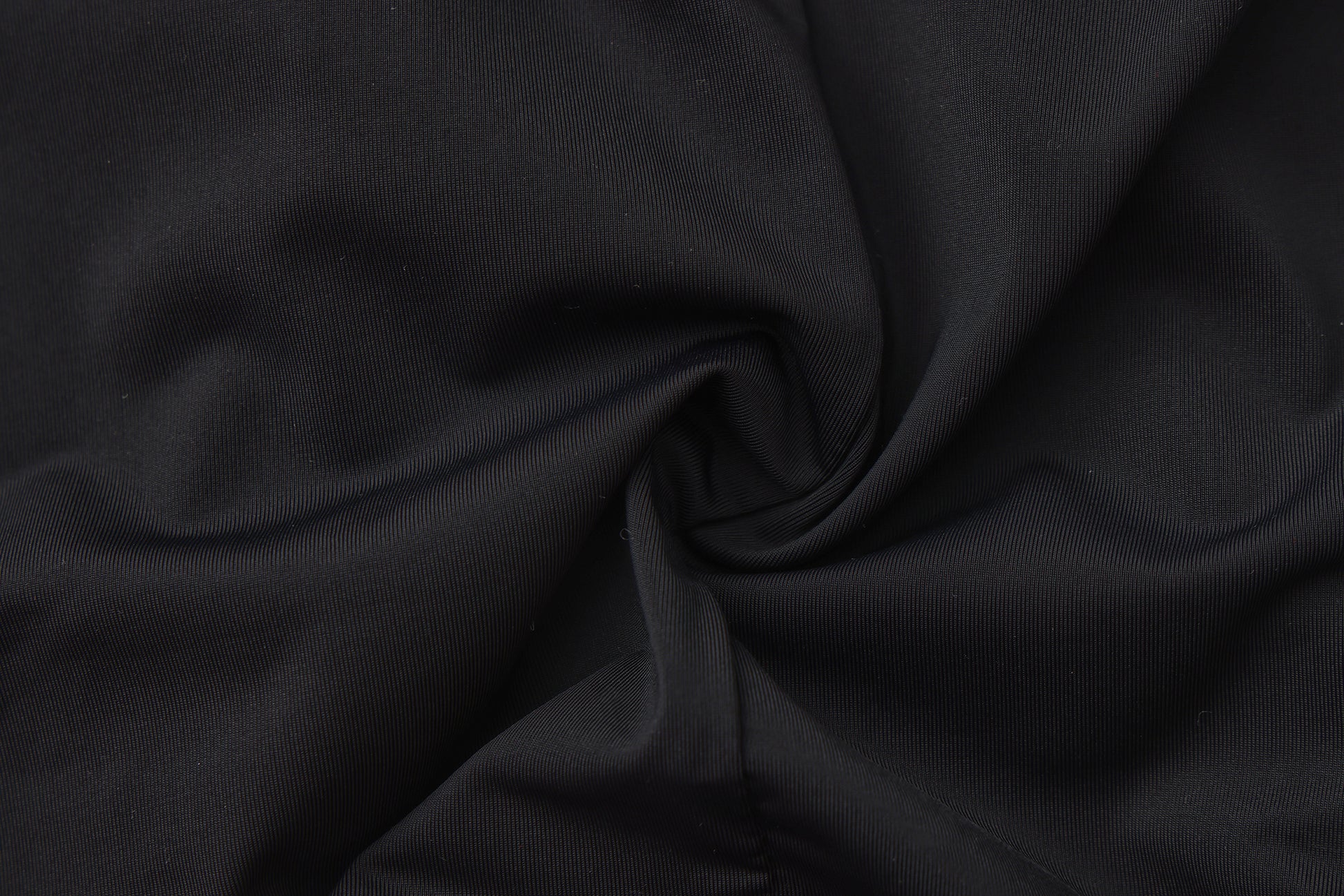 Fitted Shawl Top - Black