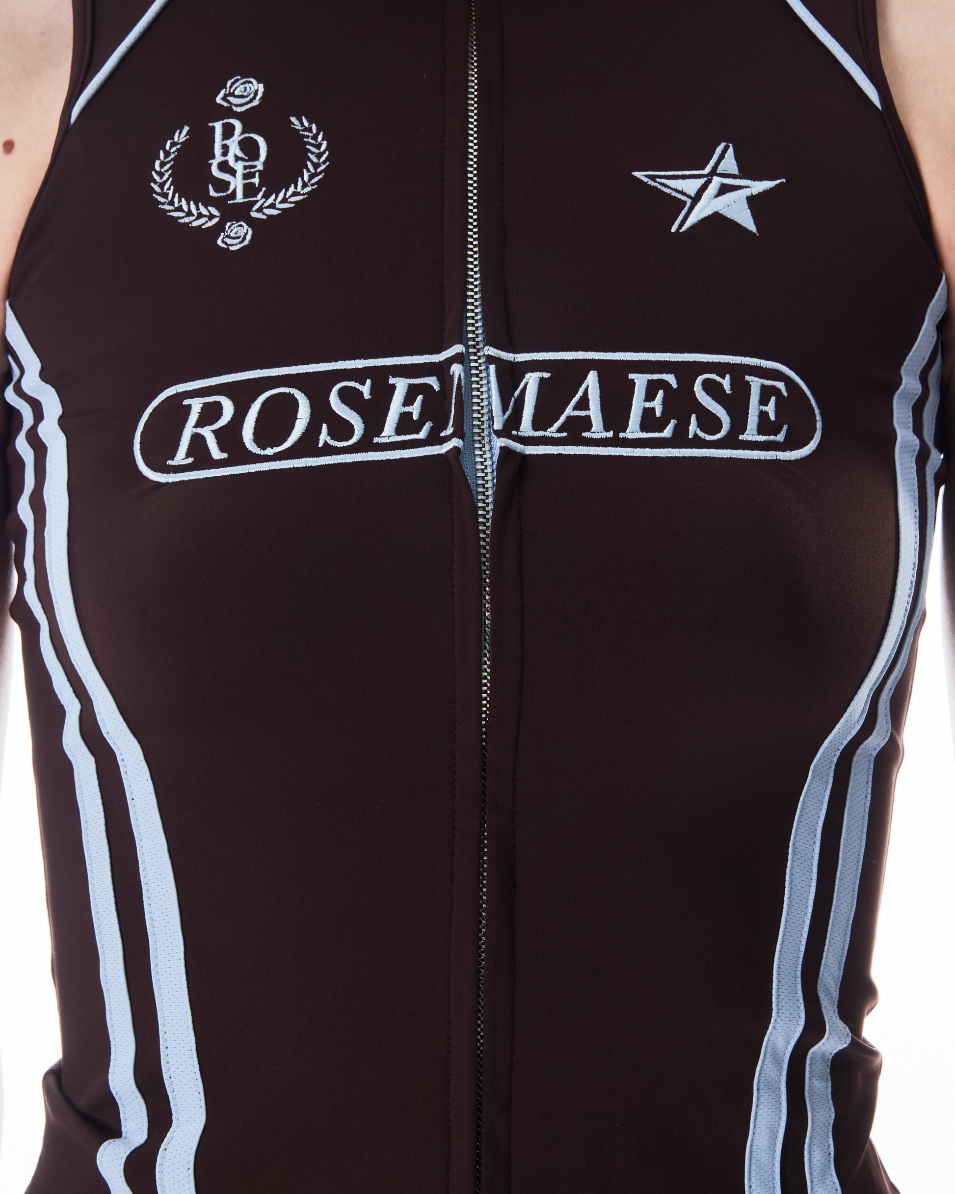 SPORT CLUB ZIP UP - BROWN