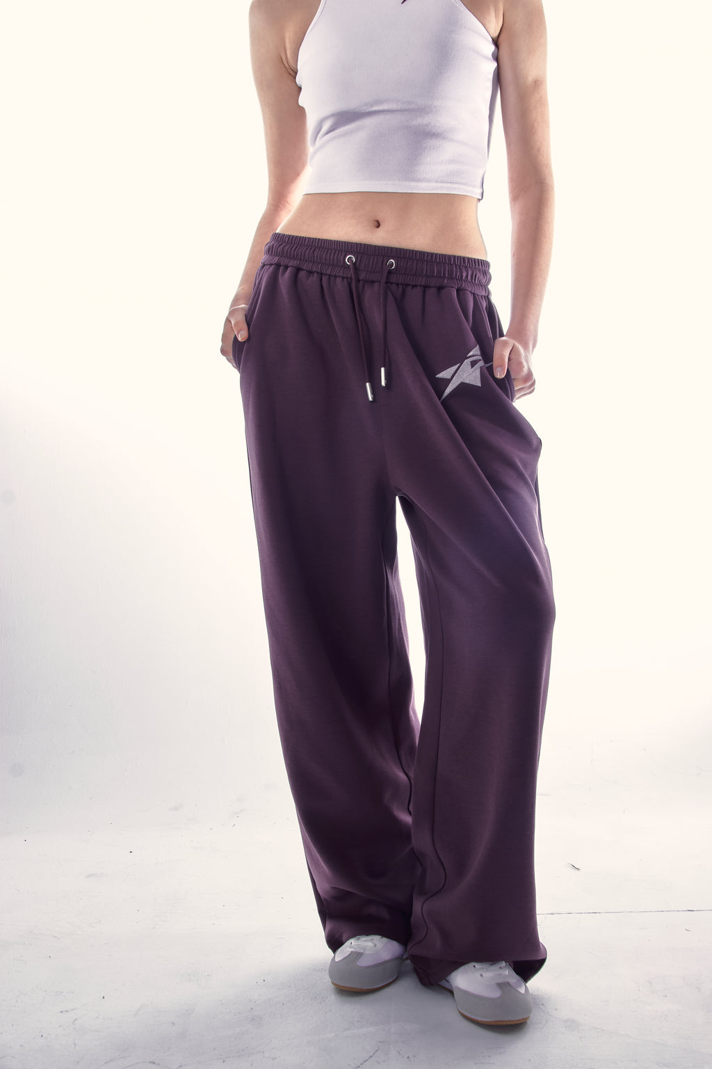 Studio Star Sport Pants - Dark lavender