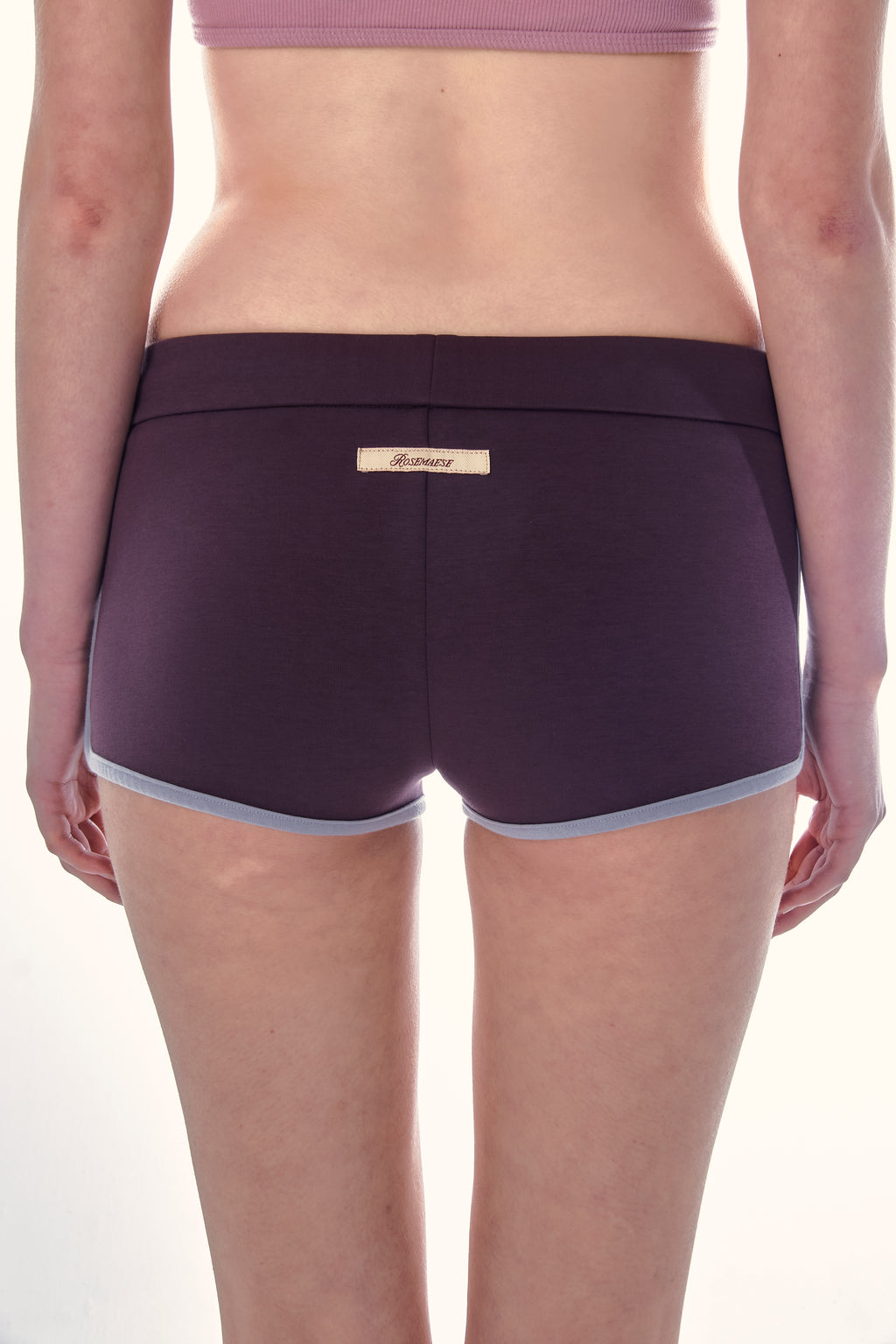 Studio Star Mini Shorts - Dark lavender