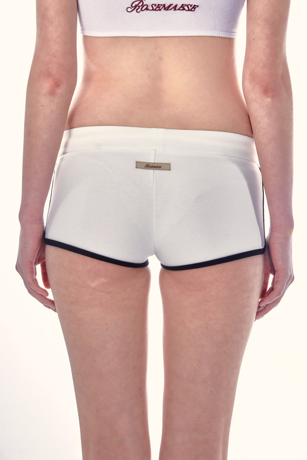 Studio Star Mini Shorts - White