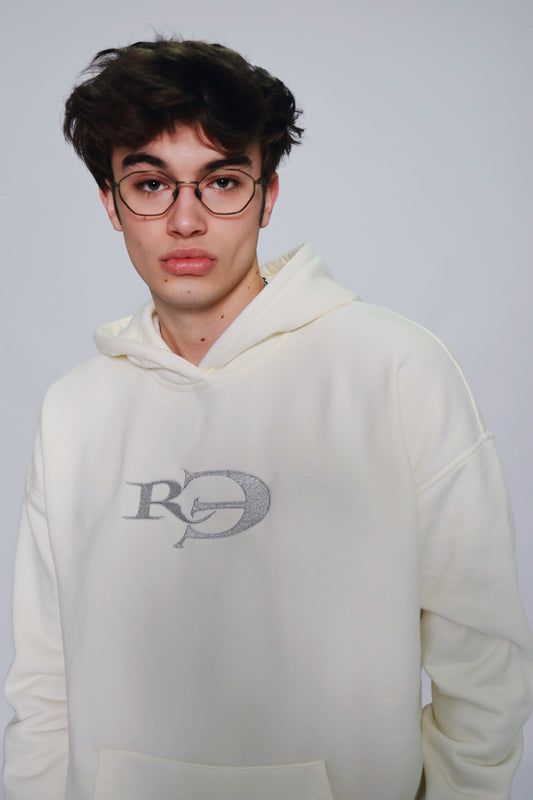 Silver Palace Hoodie - White
