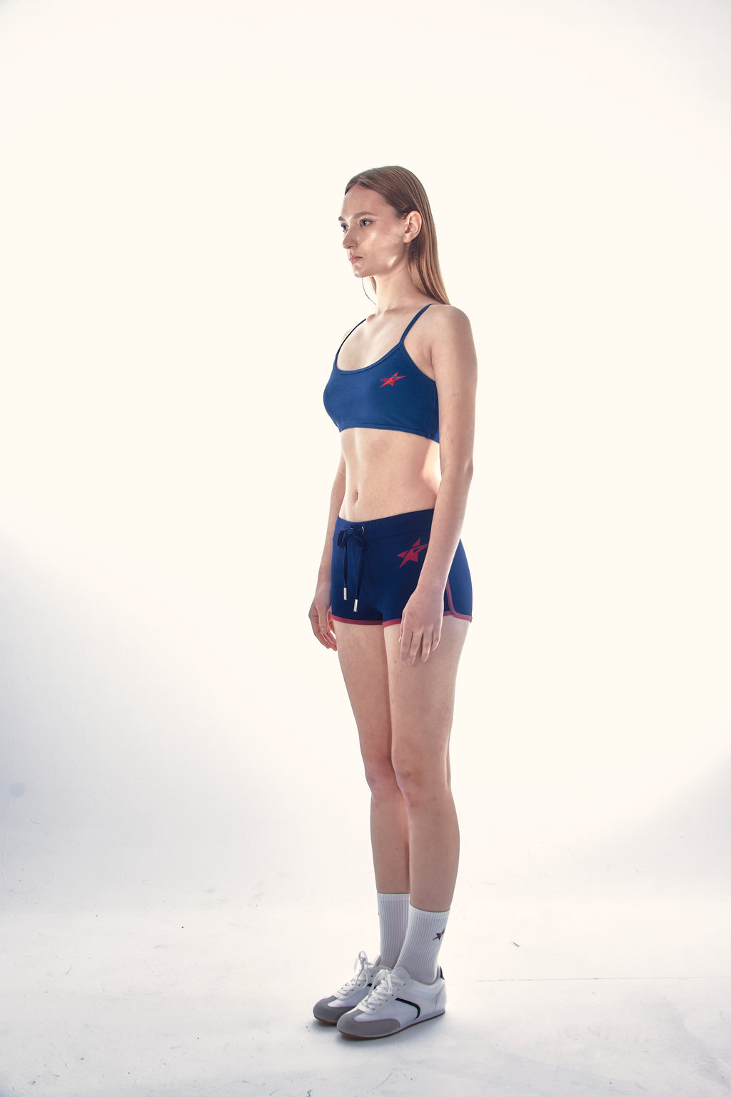 Studio Star Mini Shorts - Blue