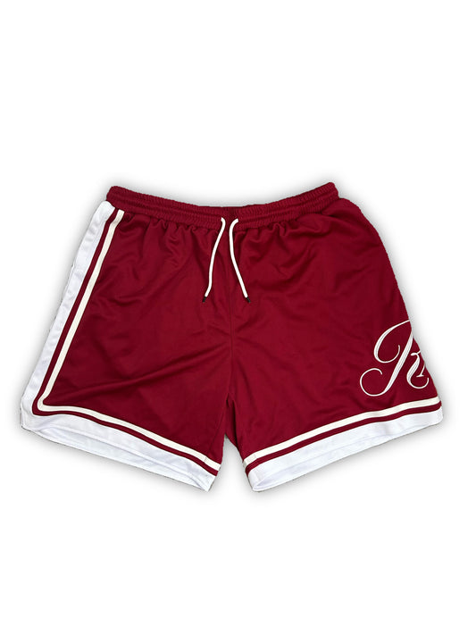 Rose Shake Beach Shorts(Red)