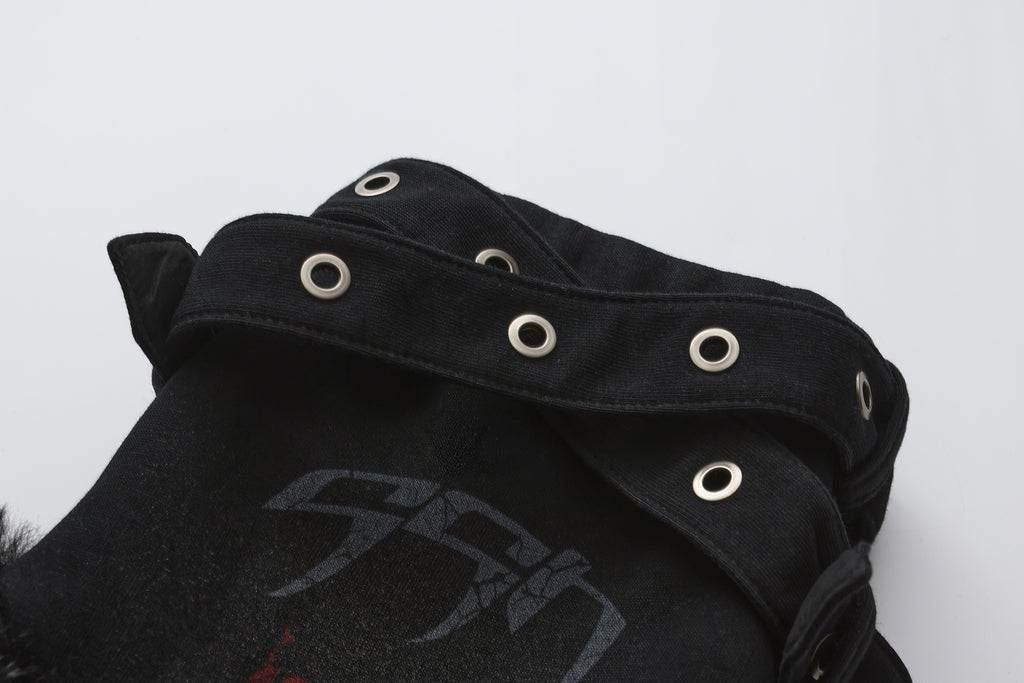 Night Rose - Leg Warmers - Washed Black