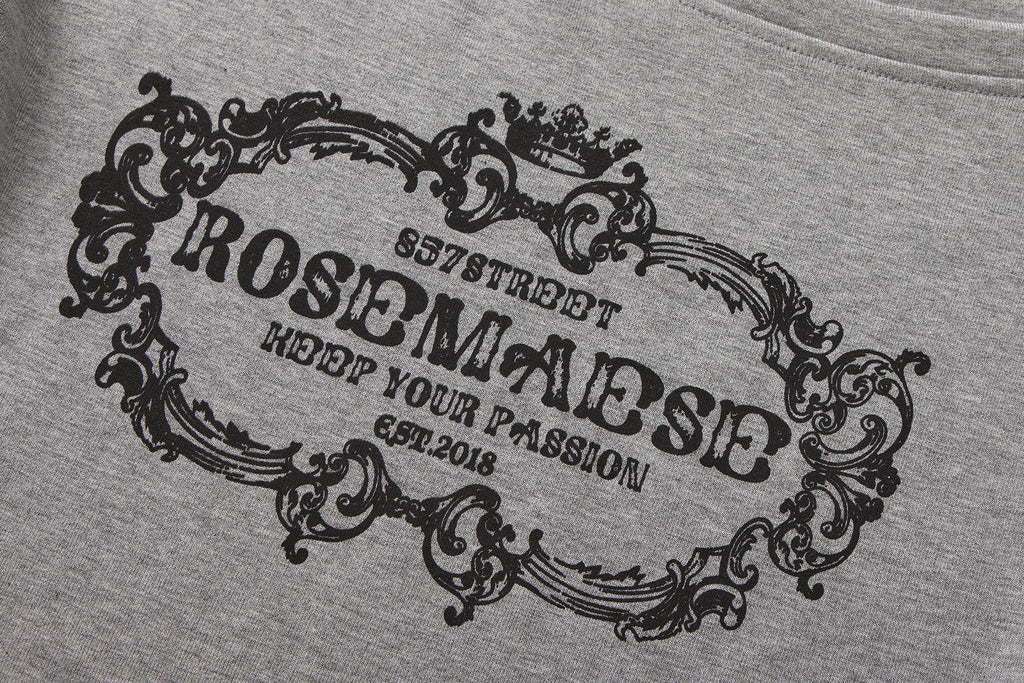 Off-shoulder Retro Long Sleeve - Grey