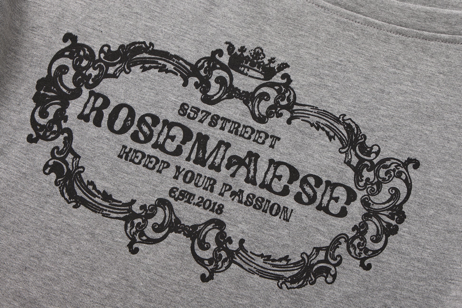 Off-shoulder Retro Long Sleeve - Grey