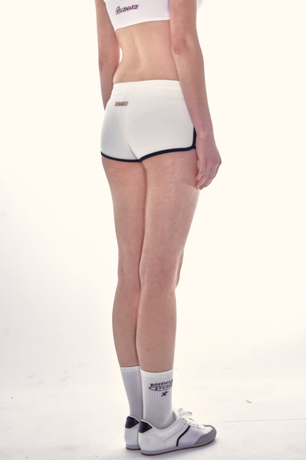Studio Star Mini Shorts - White