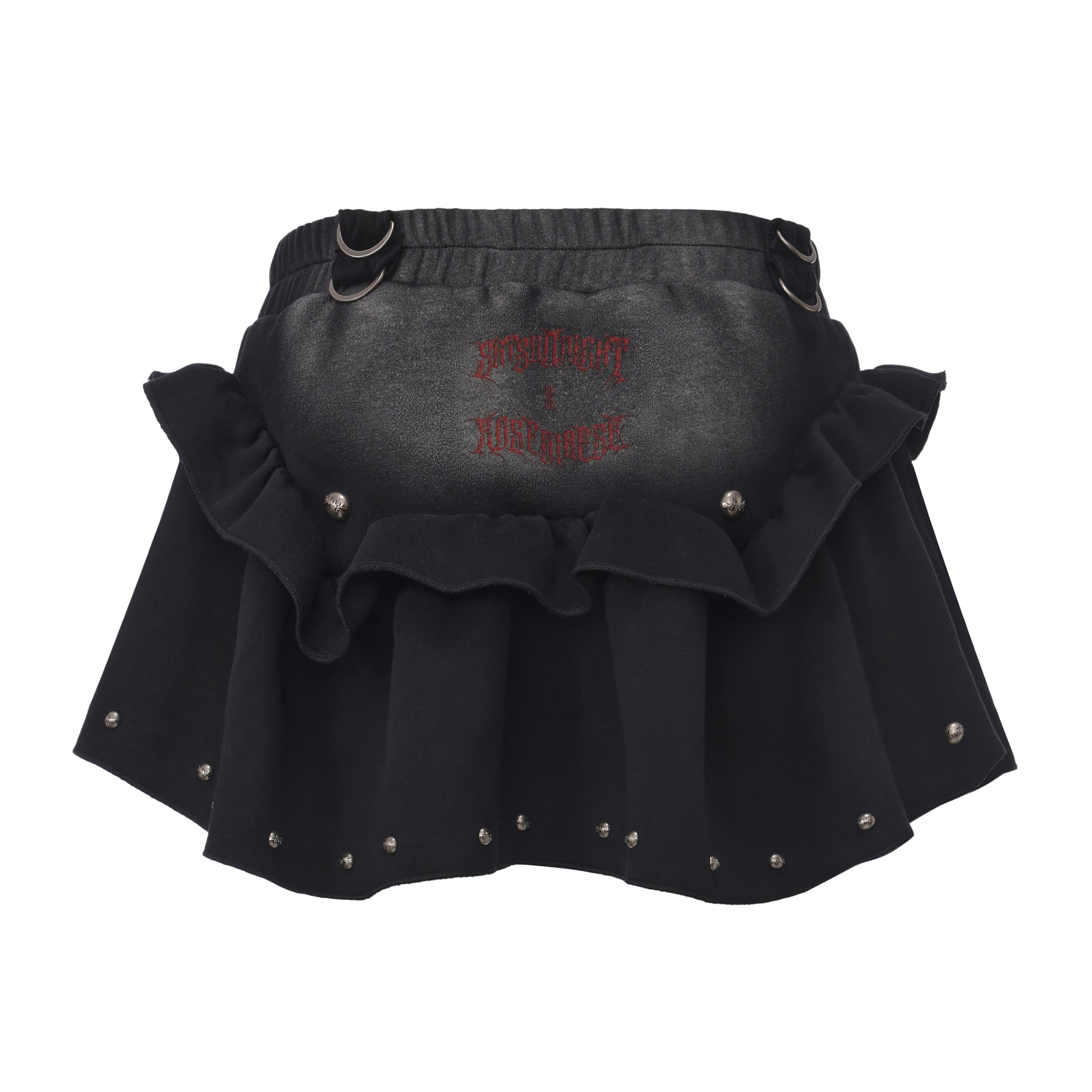 Night Rose - Skirt - Washed Black