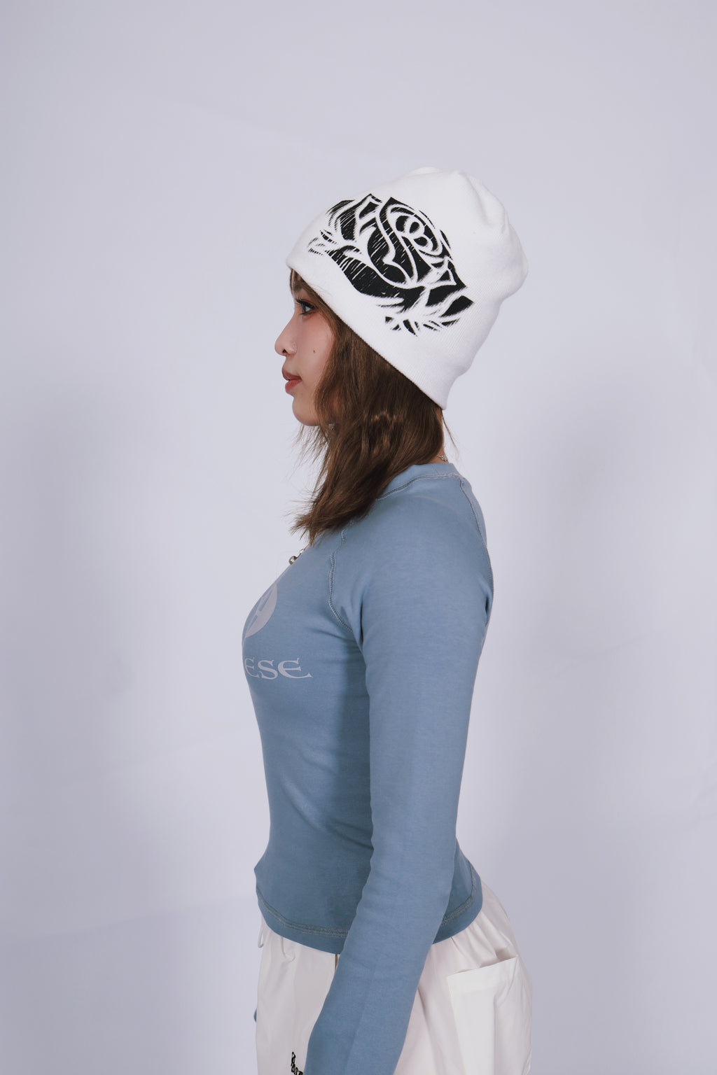 Logo Long-Sleeve Shirt - Baby Blue