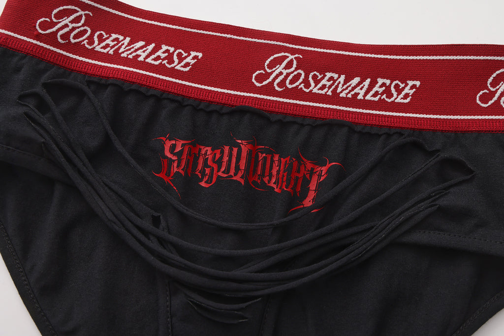 Night Rose - Bra Set - Black