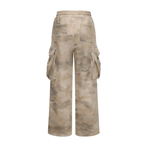 Cotton Parachute Pants - Light Camo