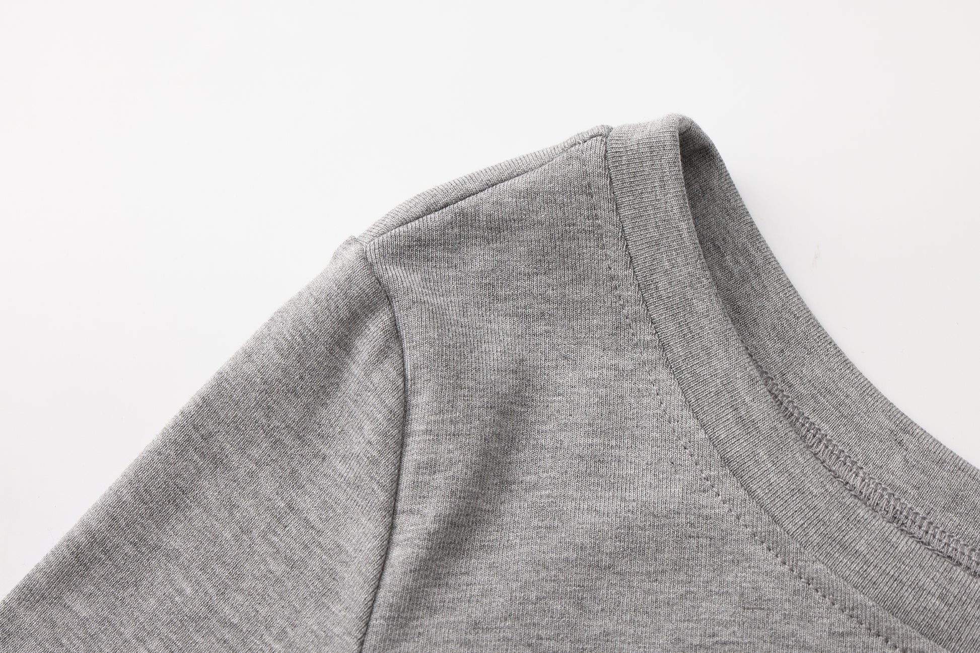 Off-shoulder Retro Long Sleeve - Grey