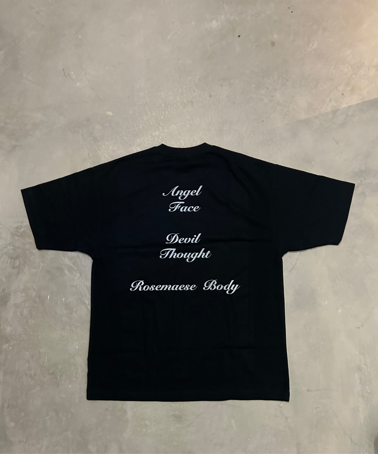 “Rosema.ese Body” Print Tee (Black)