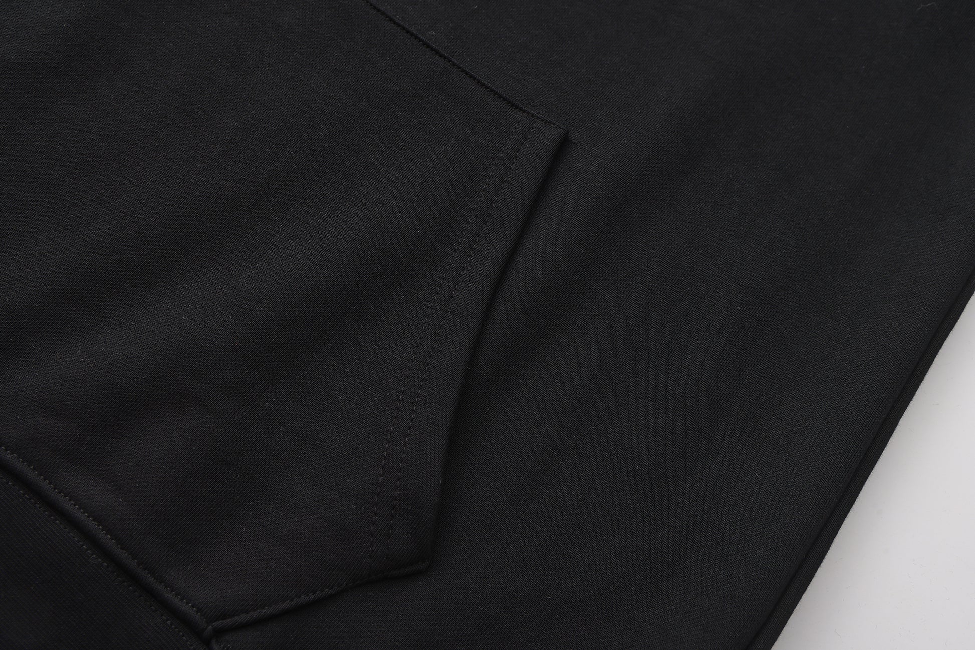 Chain Printing Hoodie - Black