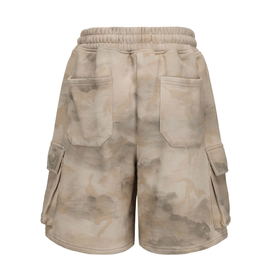 Cotton Parachute Short Pants- Light Camo