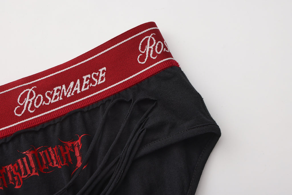 Night Rose - Bra Set - Black