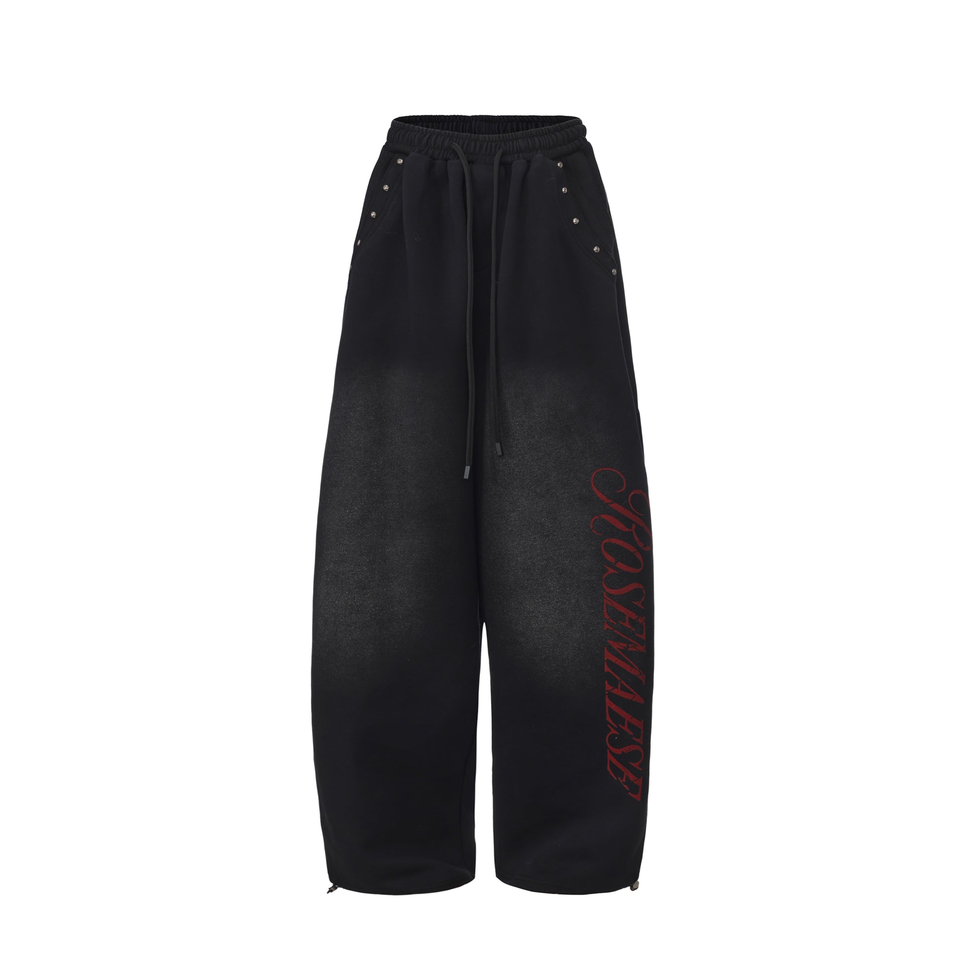 Night Rose - Sweatpants - Washed Black