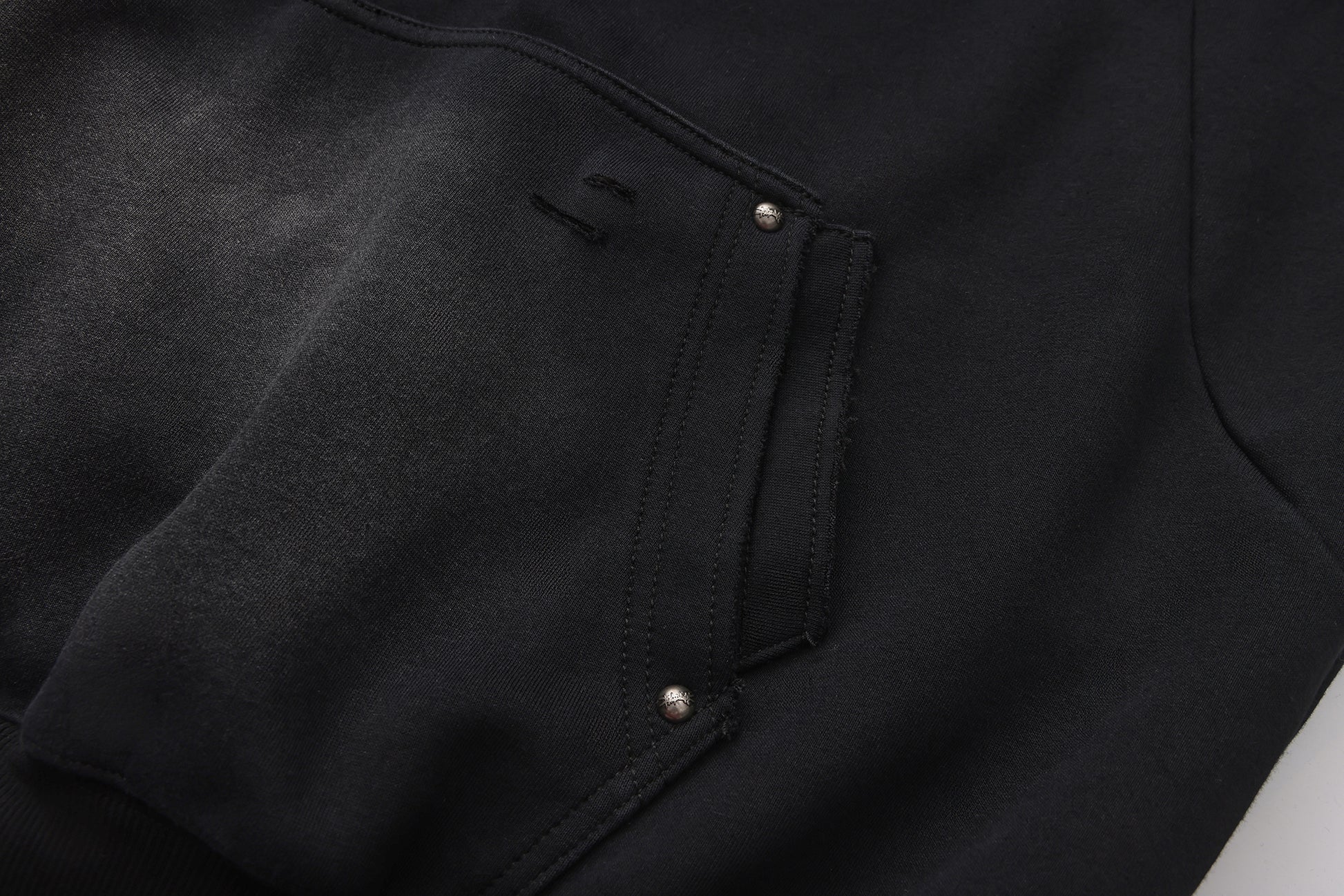 Night Rose - Hoodie - Washed Black