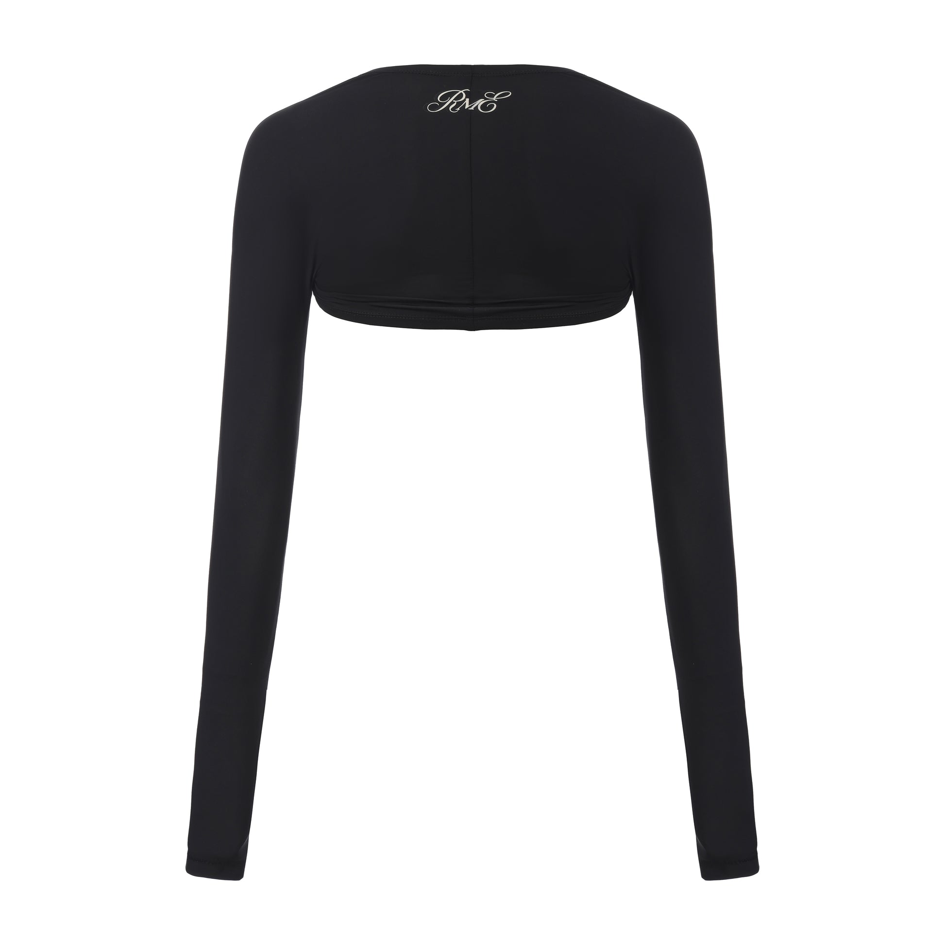 Fitted Shawl Top - Black