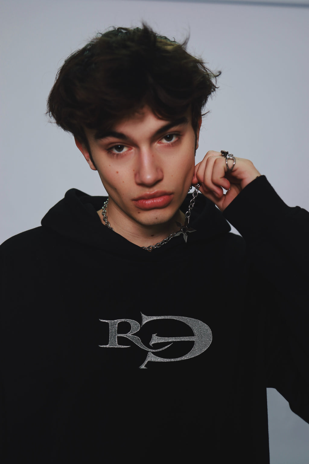 Silver Palace Hoodie - Black