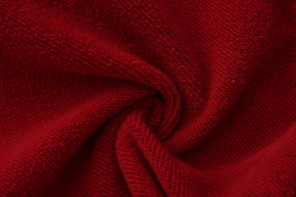 Winter Cotton Zipper Hoodie - Red