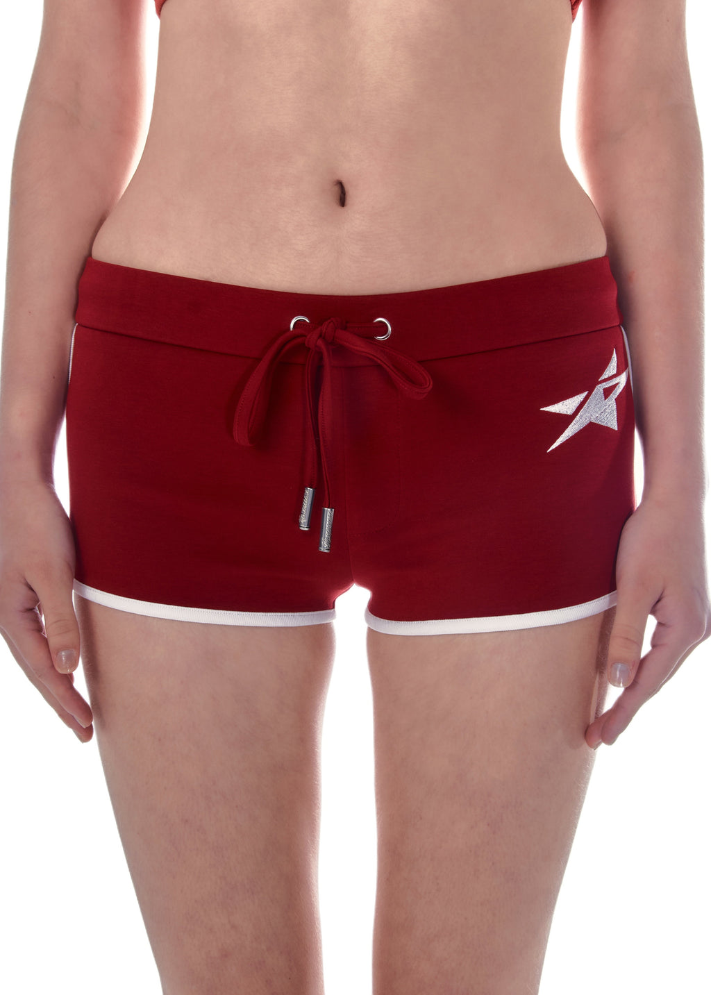 Studio Star Mini Shorts - Red