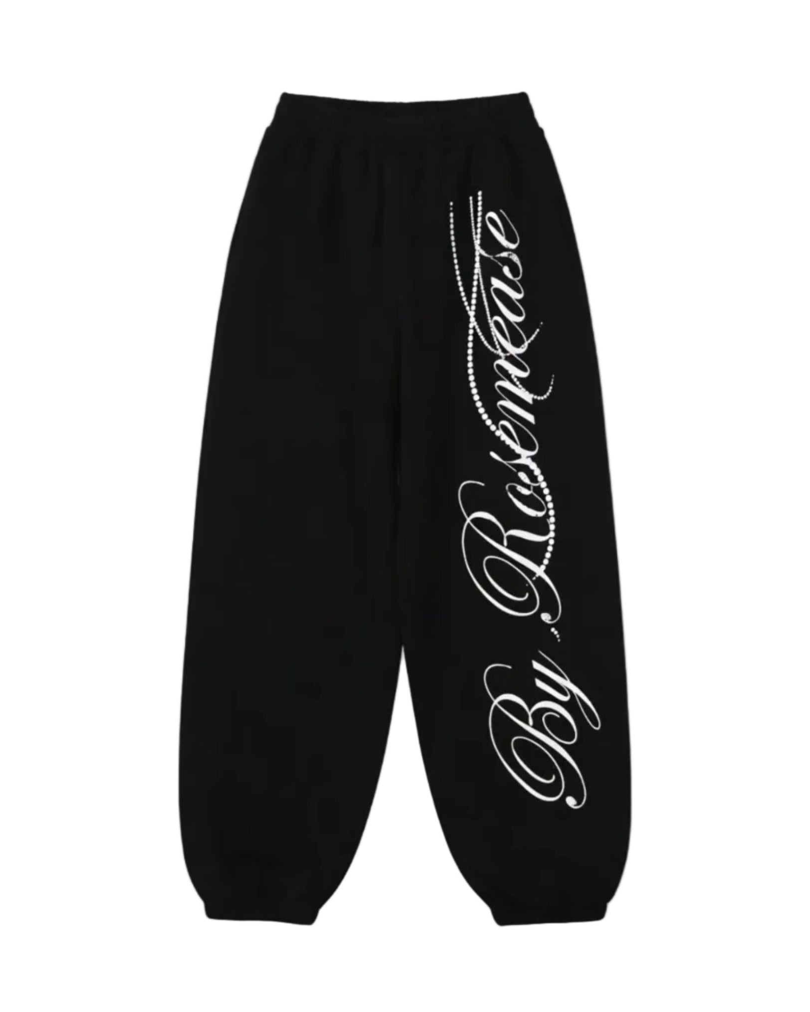 Winter Cotton Sport Pants - Black