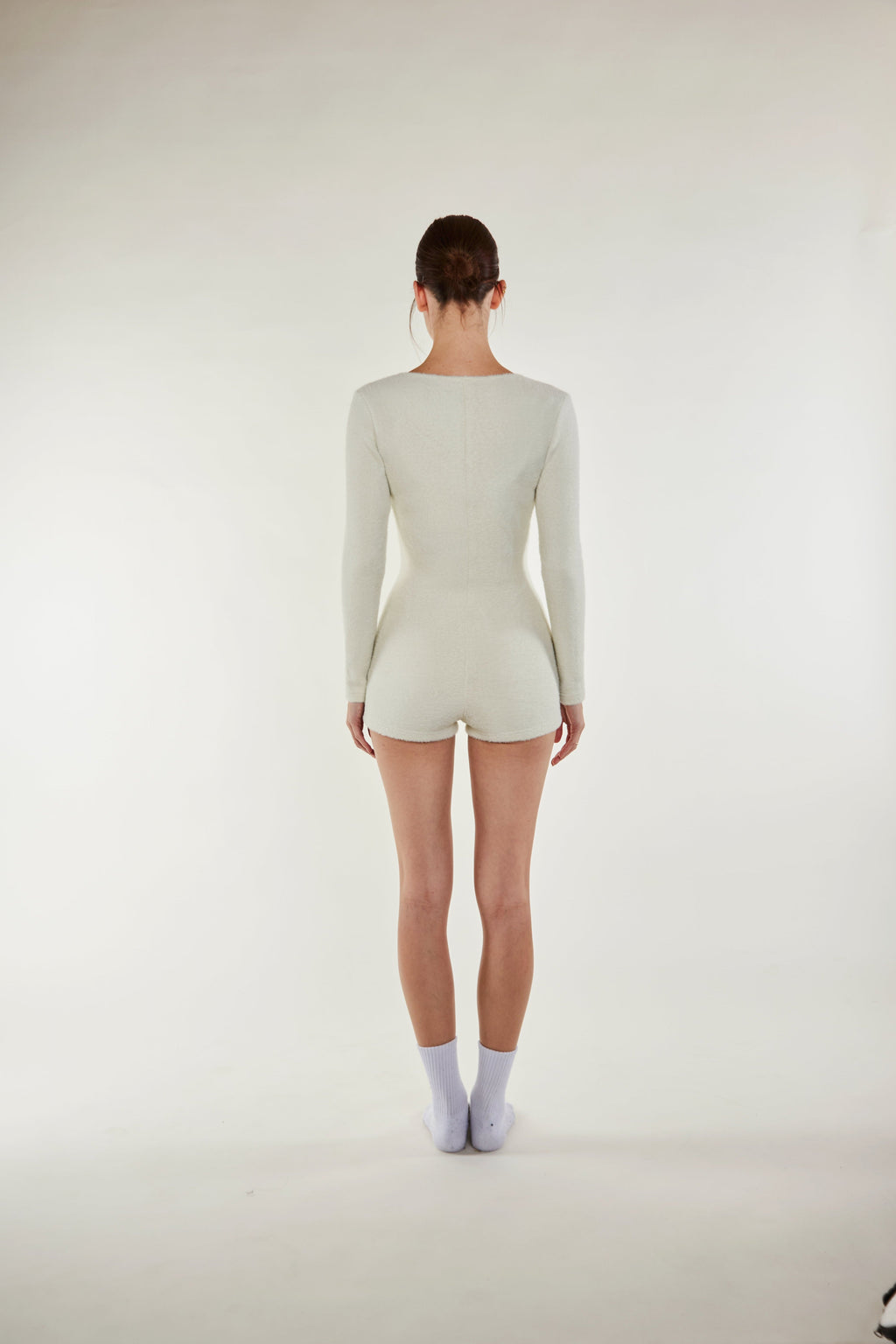 Cozy Darling Bodysuit - White