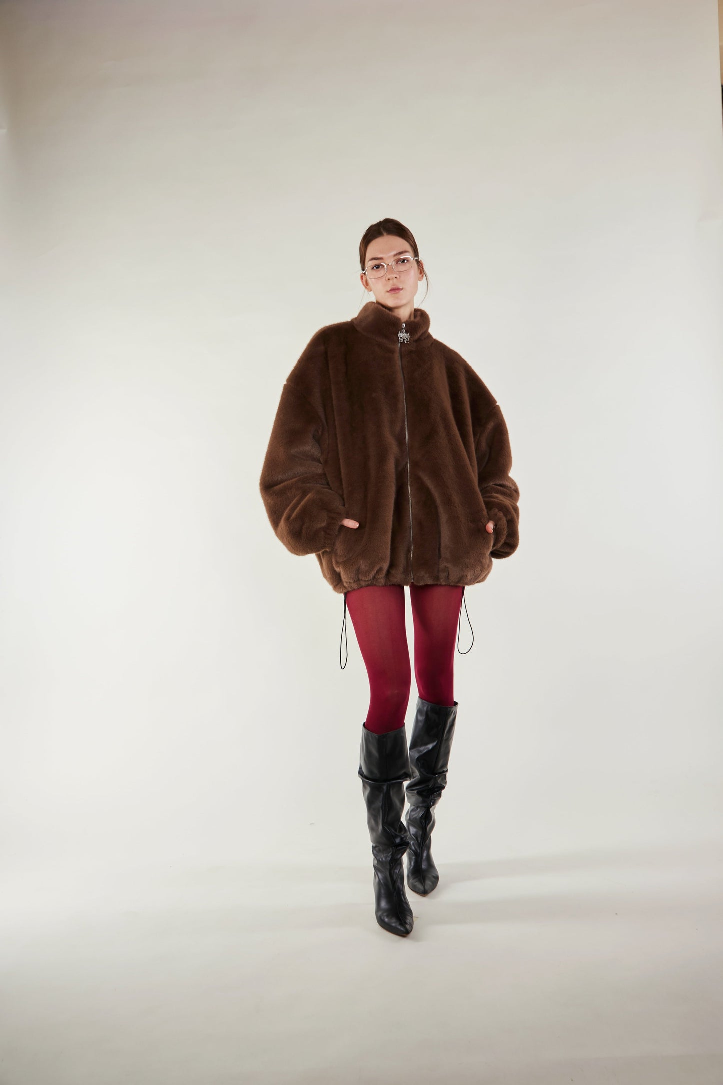 Cozy Darling Fur Coat - Brown