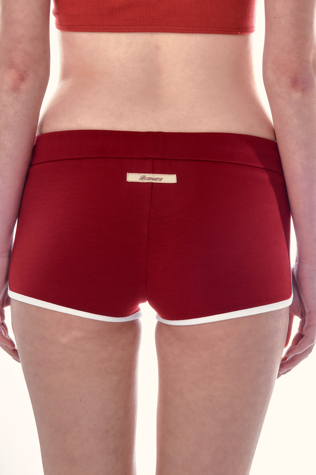 Studio Star Mini Shorts - Red