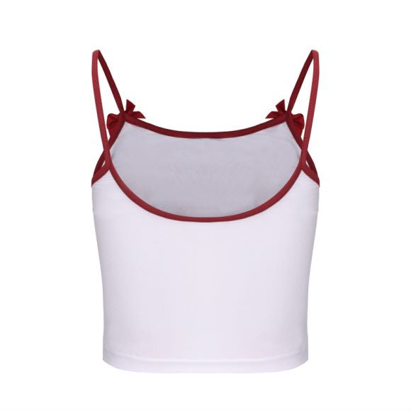 Mini Bow Camisole - White