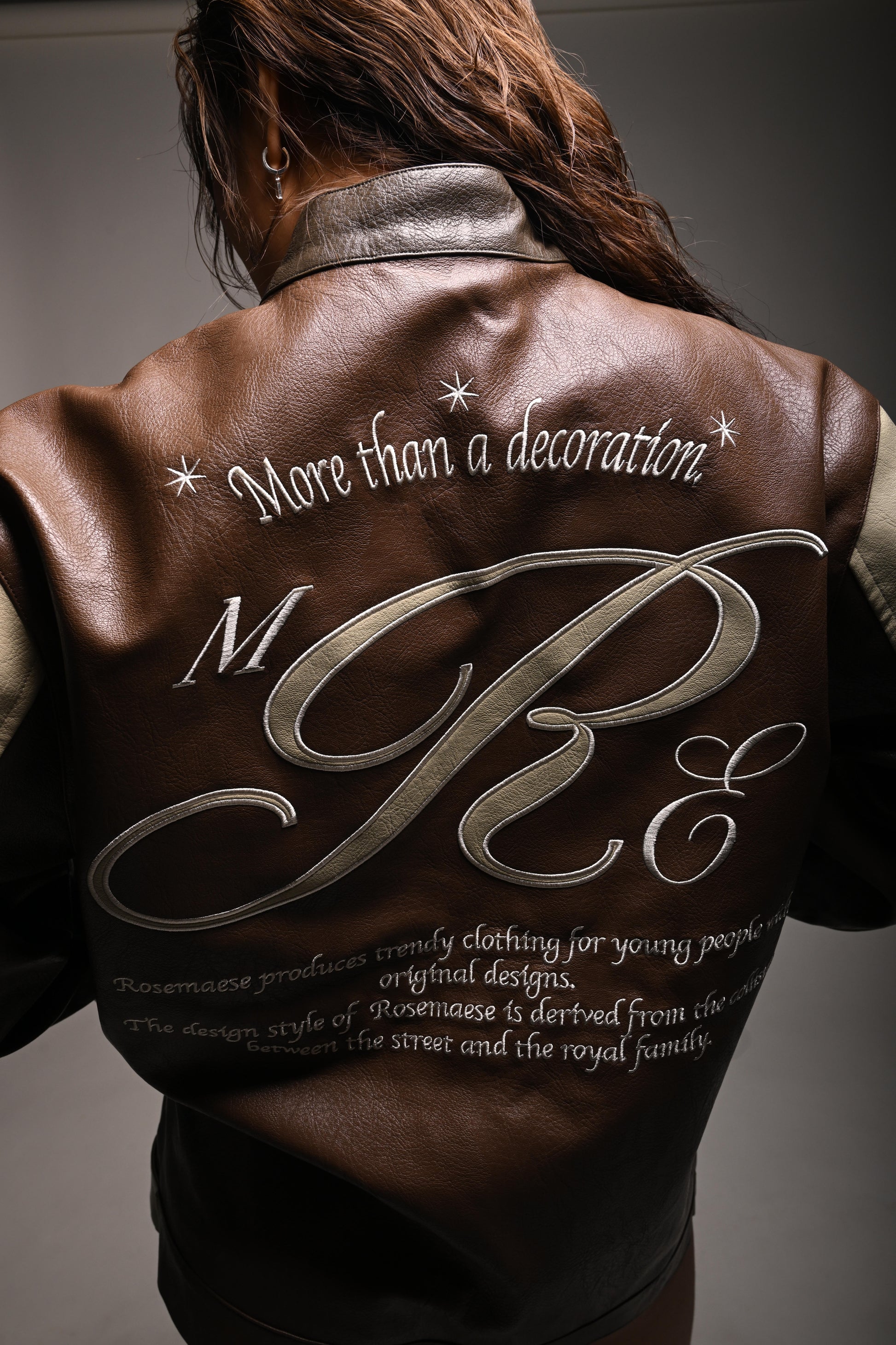 1001 Racing Jacket (Brown) – ROSEMA.ESE