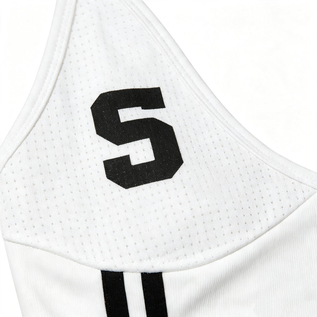 No.5 Mesh Sport Cami Top - White