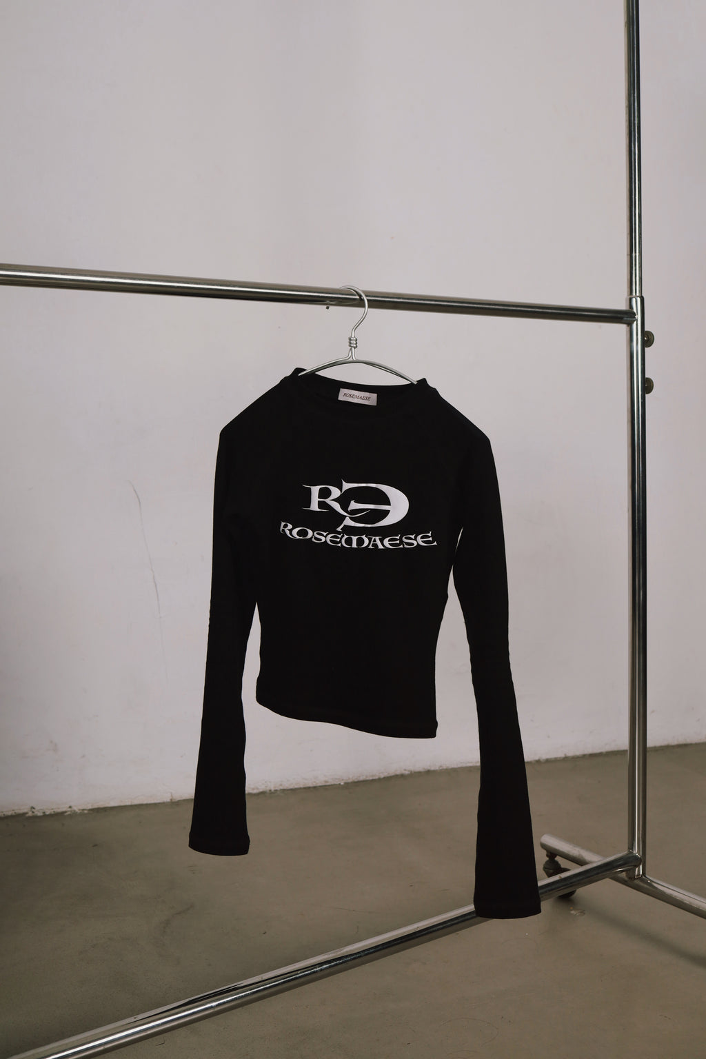 Logo Long-Sleeve Shirt - Black