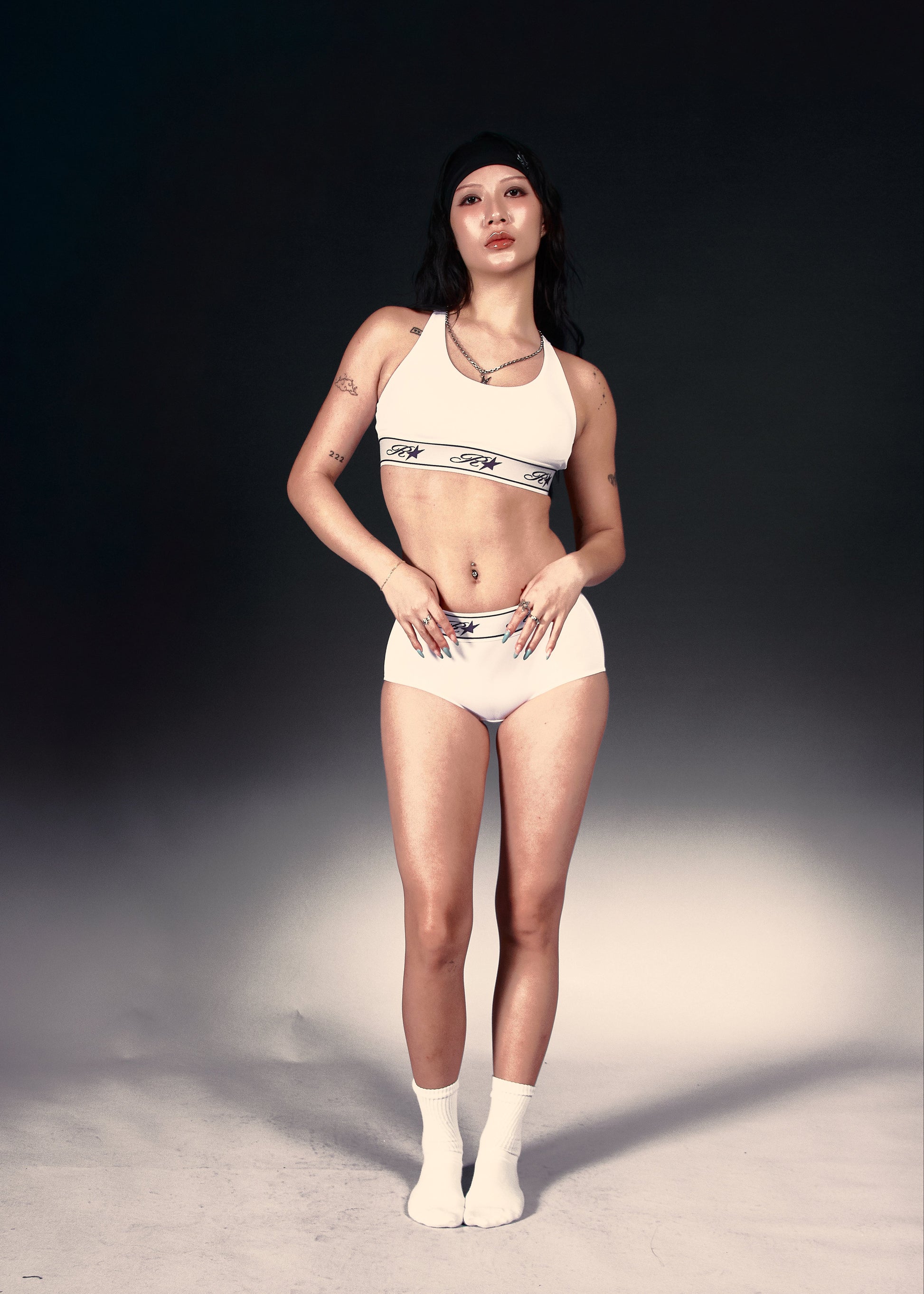 Sports Star Bra Set - White
